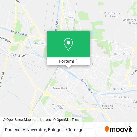 Mappa Darsena IV Novembre