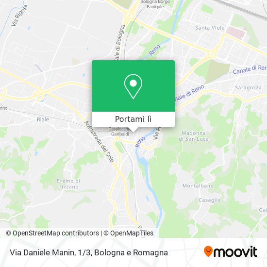 Mappa Via Daniele Manin, 1/3