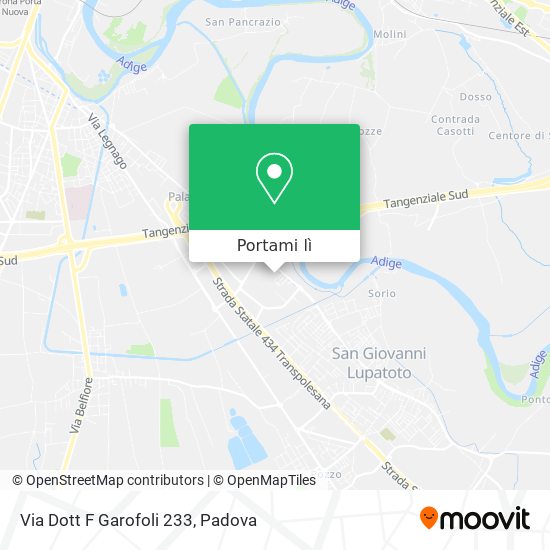 Mappa Via Dott  F  Garofoli  233