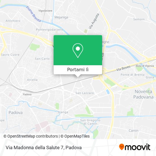 Mappa Via Madonna della Salute  7