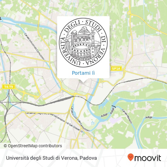 Mappa Università degli Studi di Verona