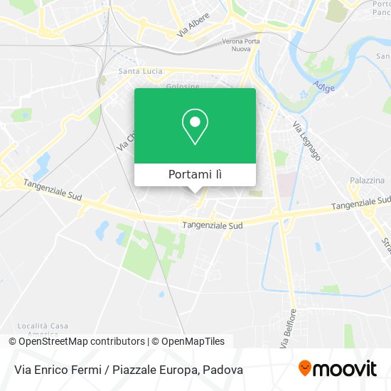 Mappa Via Enrico Fermi / Piazzale Europa
