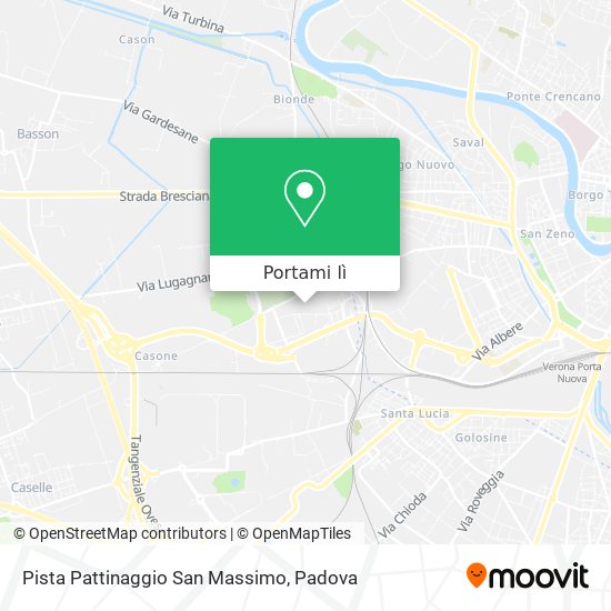 Mappa Pista Pattinaggio San Massimo