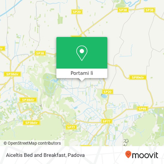 Mappa Aiceltis Bed and Breakfast