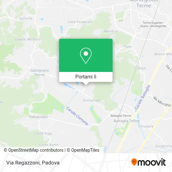 Mappa Via Regazzoni