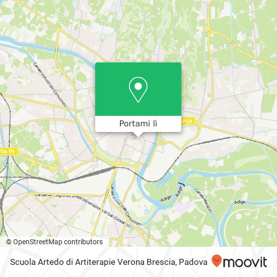 Mappa Scuola Artedo di Artiterapie Verona Brescia