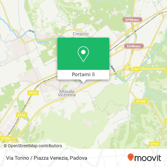 Mappa Via Torino / Piazza Venezia