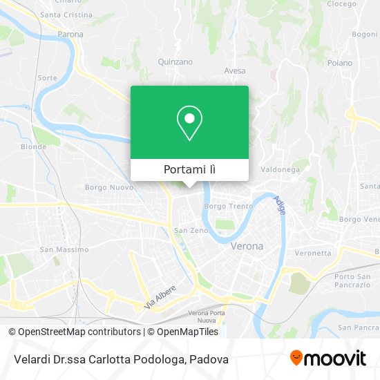 Mappa Velardi Dr.ssa Carlotta Podologa