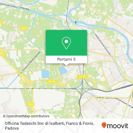 Mappa Officina Tedeschi Snc di Isalberti, Fianco & Fiorio