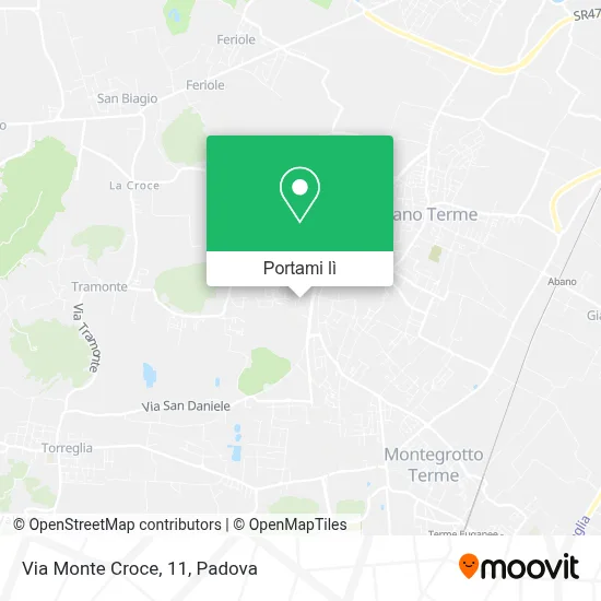 Mappa Via Monte Croce, 11