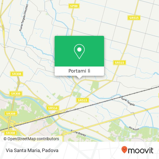 Mappa Via Santa Maria