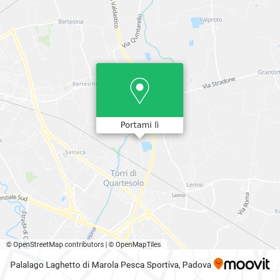 Mappa Palalago Laghetto di Marola Pesca Sportiva