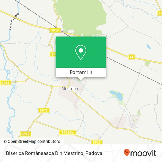 Mappa Biserica Româneasca Din Mestrino