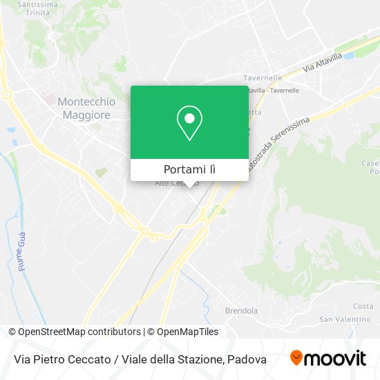 Mappa Via Pietro Ceccato / Viale della Stazione