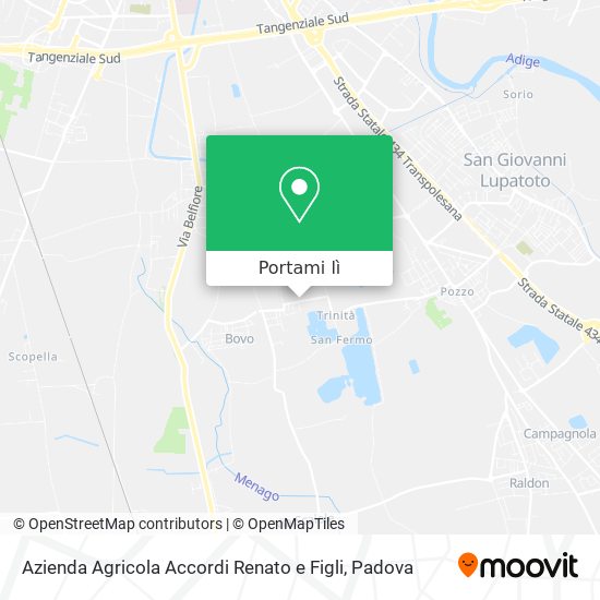 Mappa Azienda Agricola Accordi Renato e Figli
