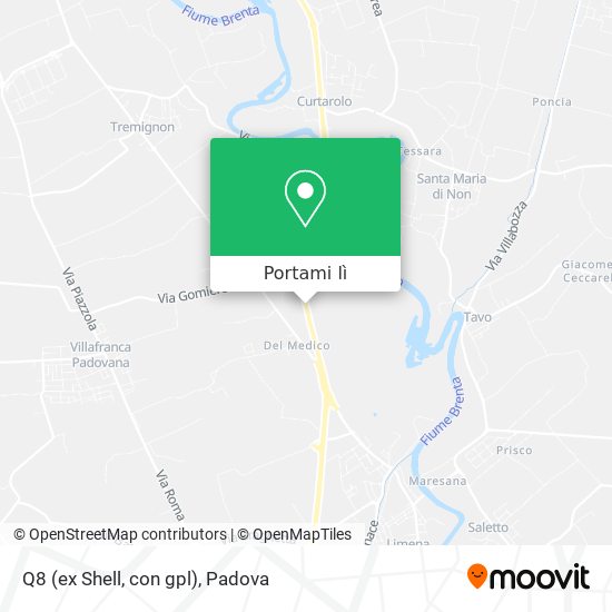 Mappa Q8 (ex Shell, con gpl)