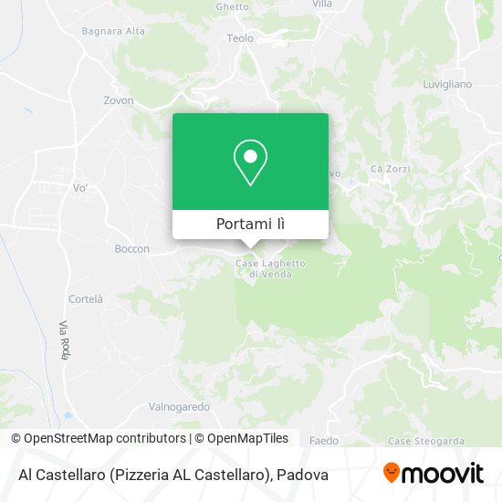 Mappa Al Castellaro (Pizzeria AL Castellaro)