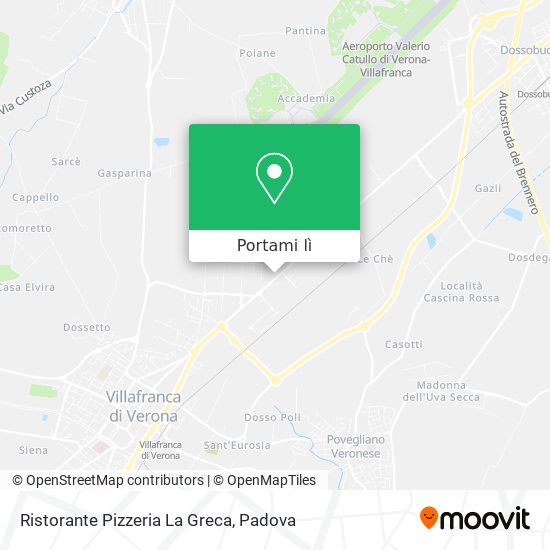 Mappa Ristorante Pizzeria La Greca