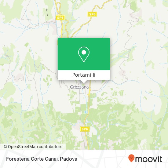 Mappa Foresteria Corte Canai