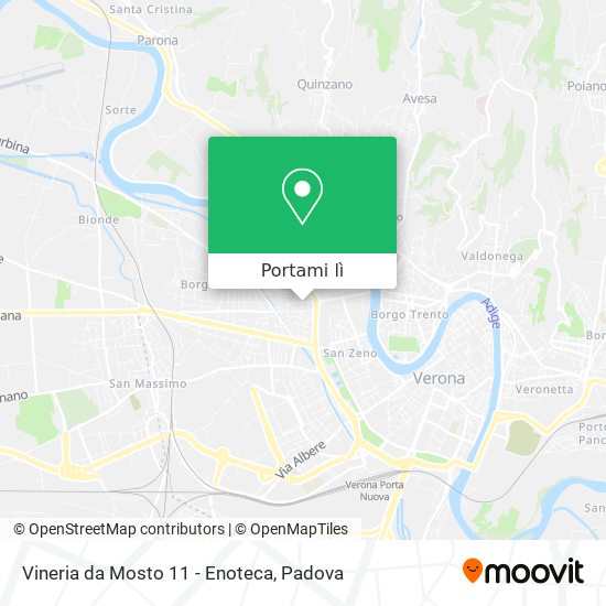 Mappa Vineria da Mosto 11 - Enoteca