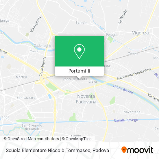 Mappa Scuola Elementare Niccolò Tommaseo