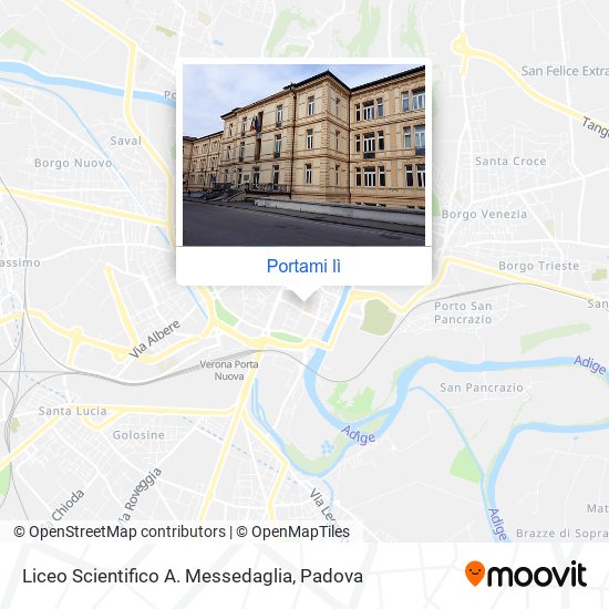 Mappa Liceo Scientifico A. Messedaglia