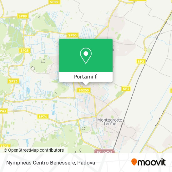 Mappa Nympheas Centro Benessere