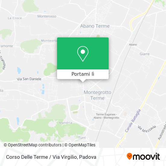 Mappa Corso Delle Terme / Via Virgilio