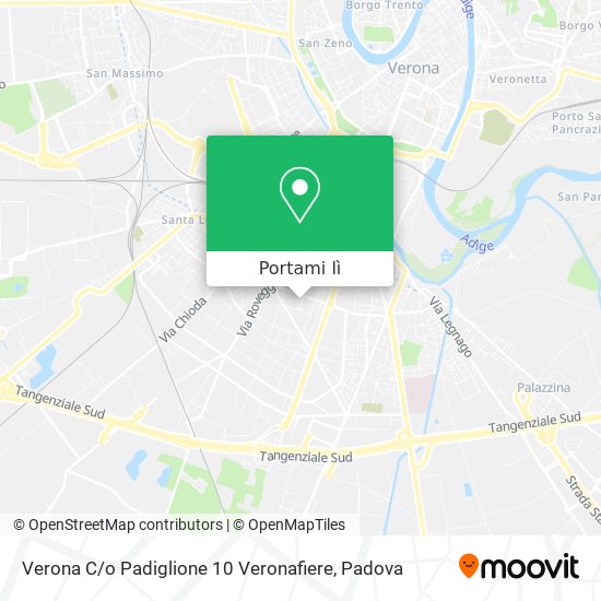 Mappa Verona C / o Padiglione 10 Veronafiere