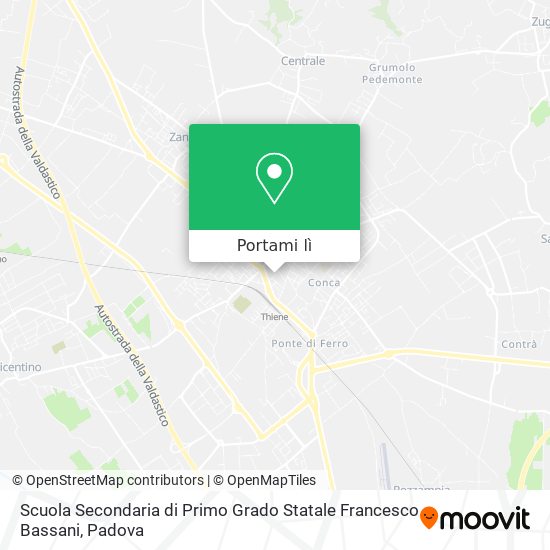 Mappa Scuola Secondaria di Primo Grado Statale Francesco Bassani