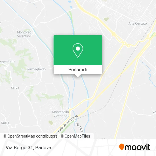 Mappa Via Borgo  31