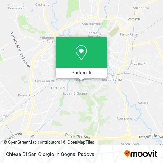 Mappa Chiesa Di San Giorgio In Gogna