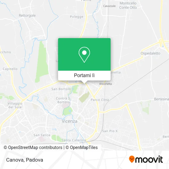 Mappa Canova