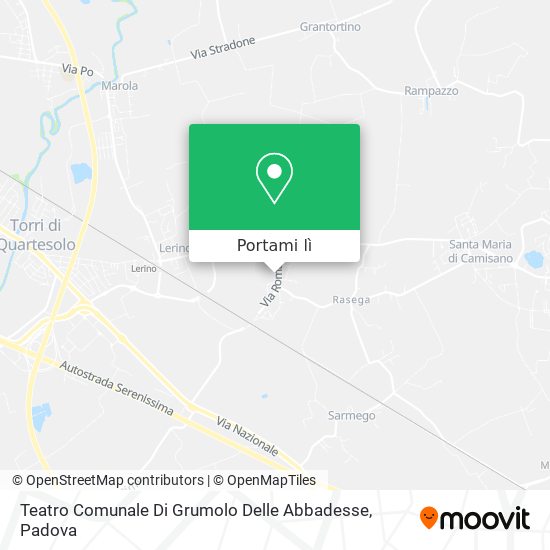 Mappa Teatro Comunale Di Grumolo Delle Abbadesse