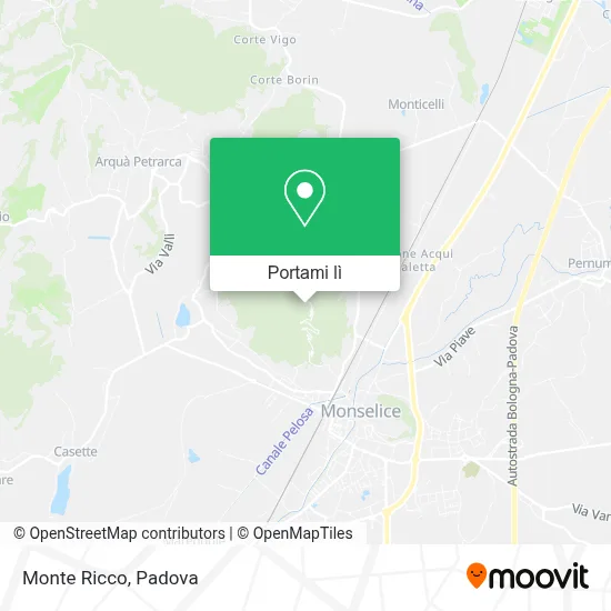 Mappa Monte Ricco