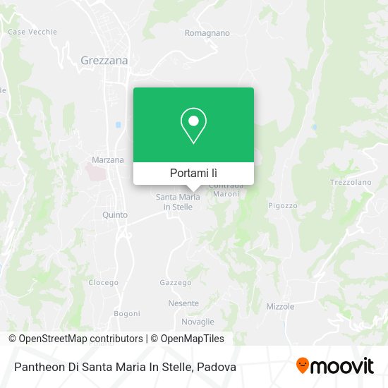 Mappa Pantheon Di Santa Maria In Stelle