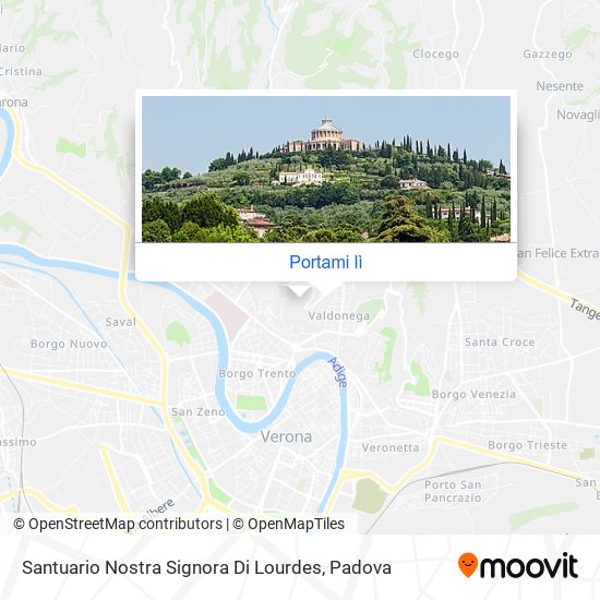 Mappa Santuario Nostra Signora Di Lourdes