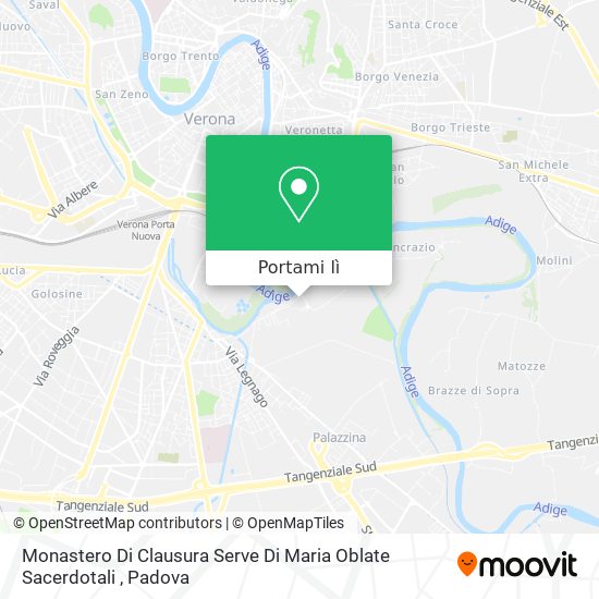 Mappa Monastero Di Clausura Serve Di Maria Oblate Sacerdotali