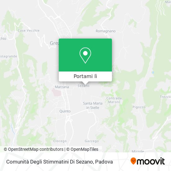 Mappa Comunità Degli Stimmatini Di Sezano