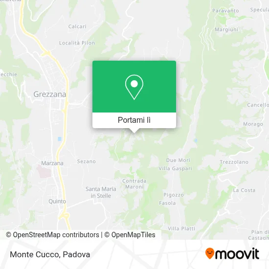 Mappa Monte Cucco