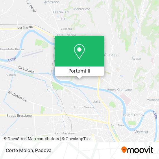 Mappa Corte Molon