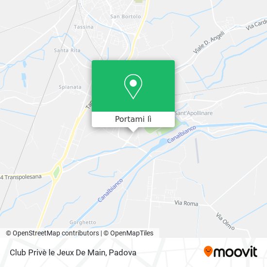 Mappa Club Privè le Jeux De Main