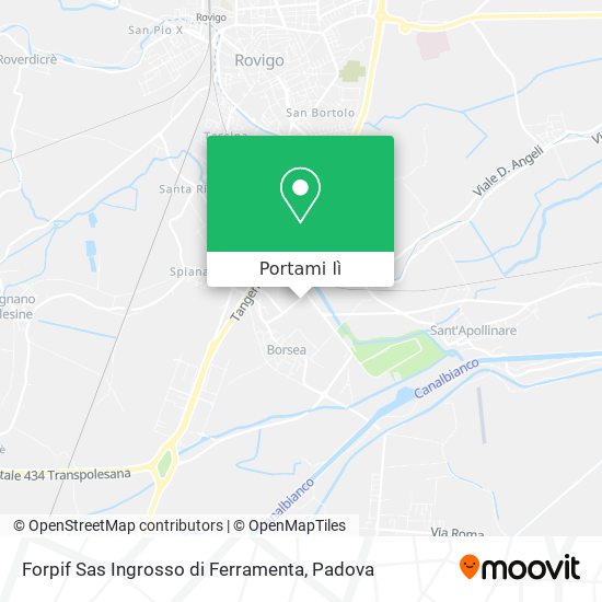 Mappa Forpif Sas Ingrosso di Ferramenta