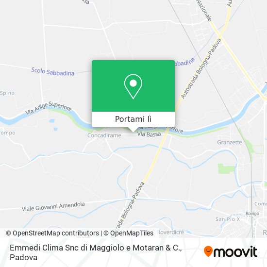 Mappa Emmedi Clima Snc di Maggiolo e Motaran & C.