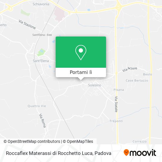 Mappa Roccaflex Materassi di Rocchetto Luca