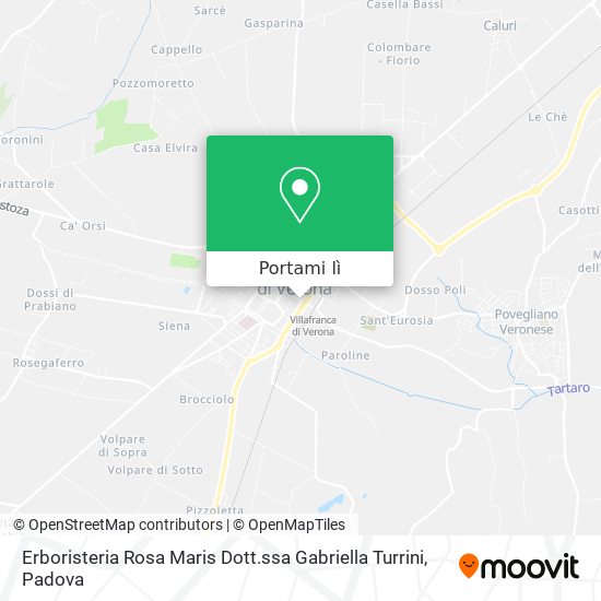 Mappa Erboristeria Rosa Maris Dott.ssa Gabriella Turrini