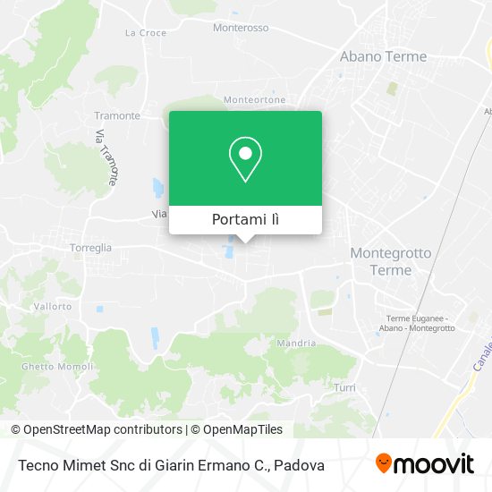 Mappa Tecno Mimet Snc di Giarin Ermano C.