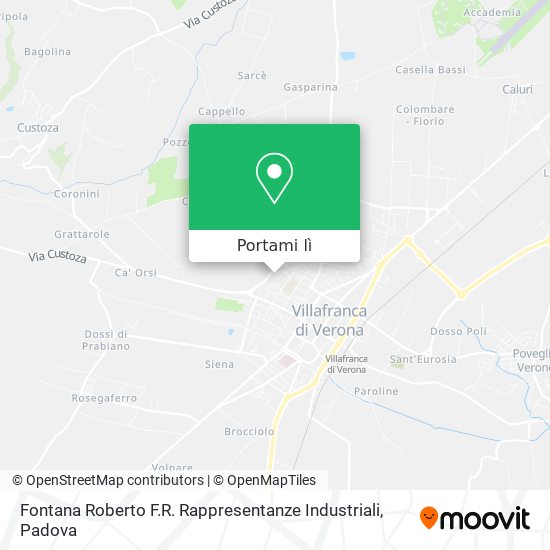 Mappa Fontana Roberto F.R. Rappresentanze Industriali