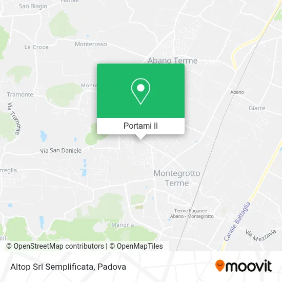 Mappa Altop Srl Semplificata