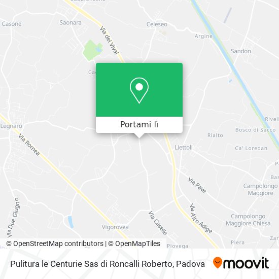 Mappa Pulitura le Centurie Sas di Roncalli Roberto